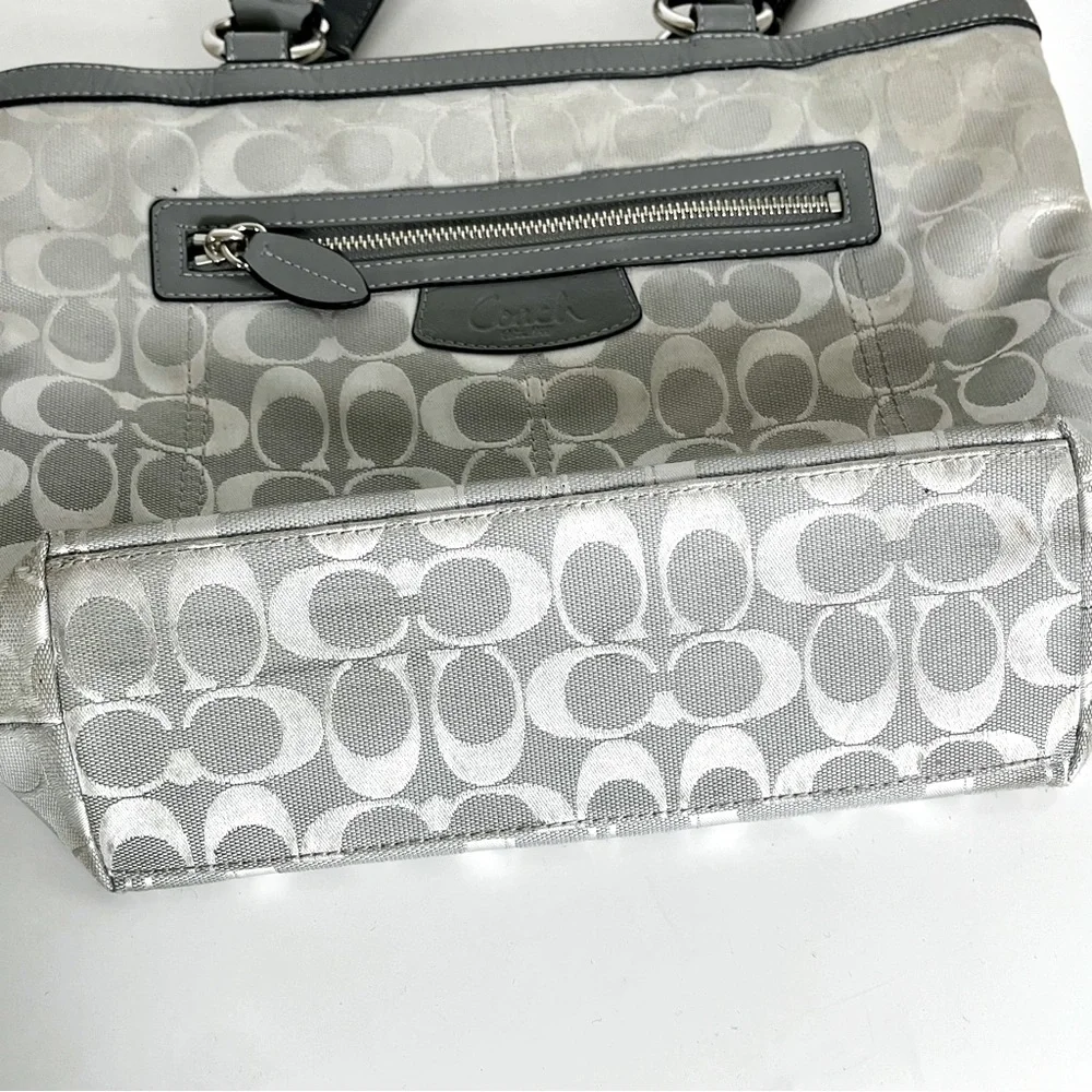 Coach Penelope Tote F14693 Signature Jacquard Tote Luxe Casual Quiet Luxury - Picture 9 of 15
